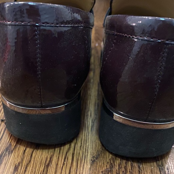 Franco Sarto “burgundy” carolynn lug sole loafers - Picture 5 of 6